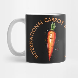 International Carrot Day, watercolor carrot Mug